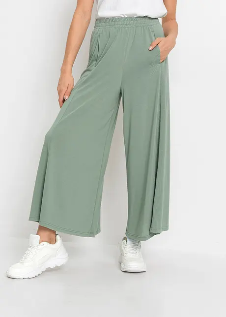 Jersey-Culotte mit weitem Bein, bonprix