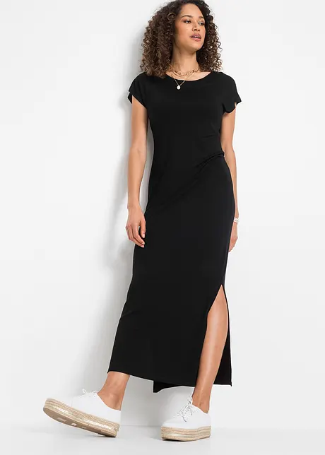 Jerseykleid aus fließendem Viskose-Elasthan-Mix, bonprix
