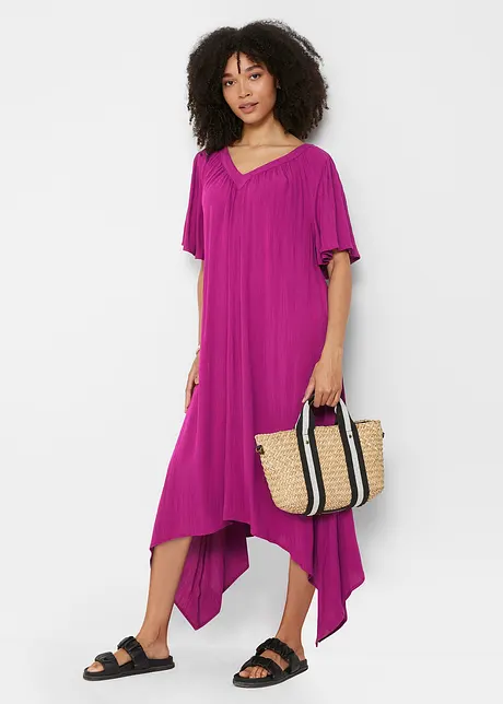 Kaftan-Kleid aus Kreppware, bonprix