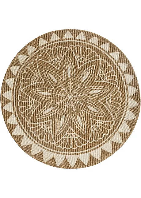 Runder Kelim-Teppich mit großem Ornament, bpc living bonprix collection