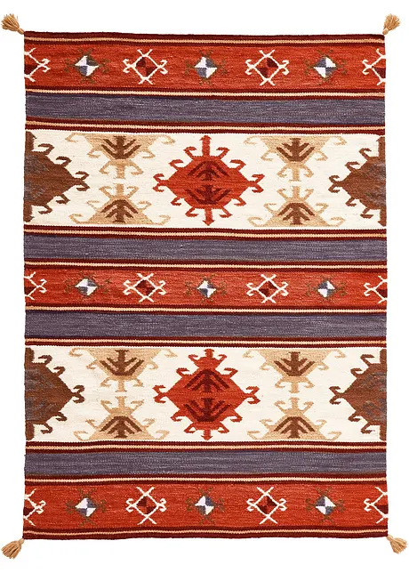 Kelim-Teppich mit Quasten, bpc living bonprix collection