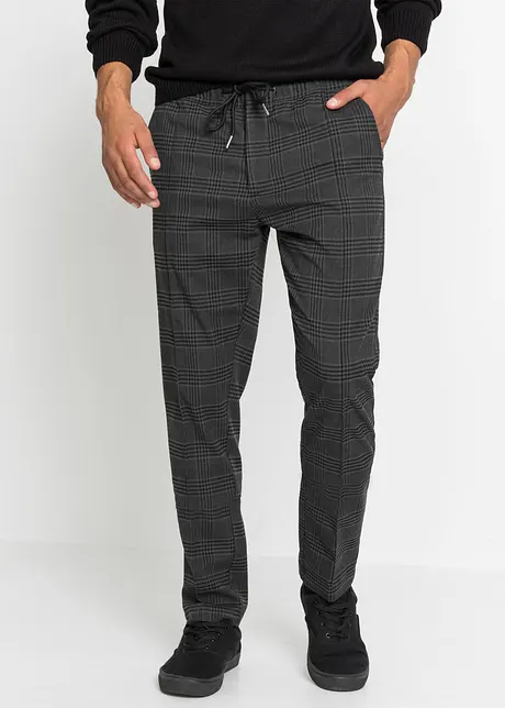 Hose in Wolloptik mit Bequembund, Regular Fit, bonprix
