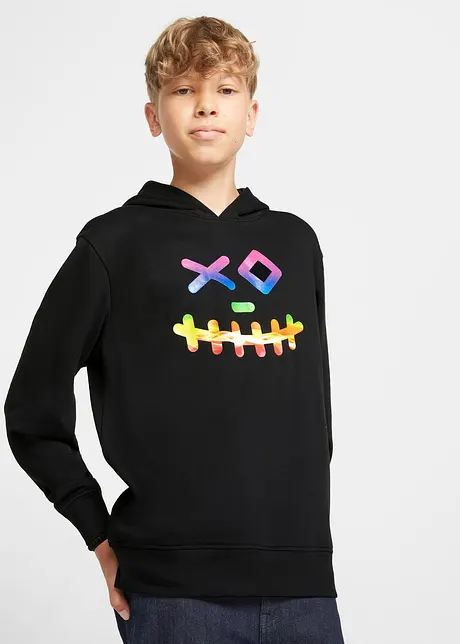 Hoodie aus weichem Baumwoll-Mix, bonprix