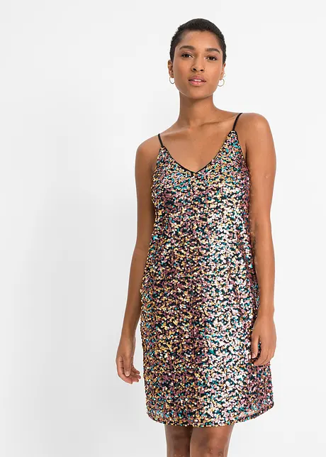 Robe en paillettes, RAINBOW