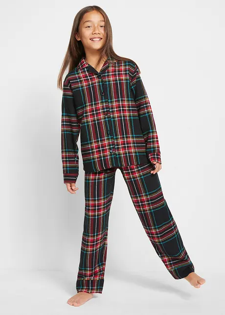 Pyjama aus weichem Flanell (2-tlg. Set), bonprix