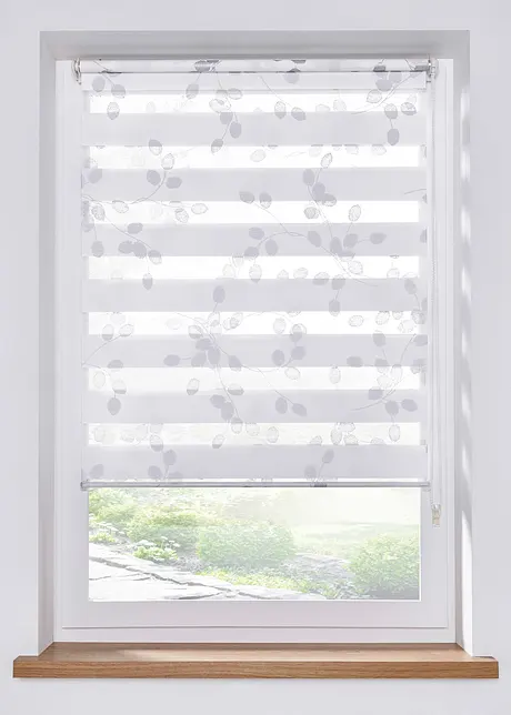 Doppelrollo mit Glanzmuster, bpc living bonprix collection