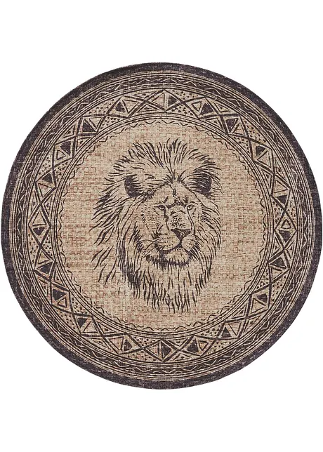 RunderTeppich mit großem Löwenkopf, bpc living bonprix collection