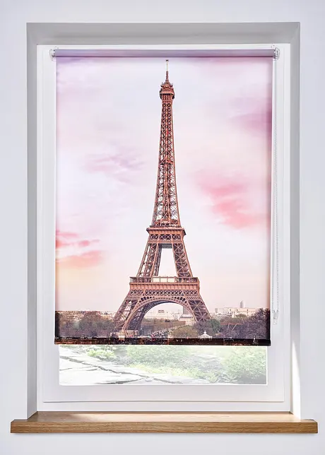 Sichtschutzrollo mit Eiffelturm Motiv, bpc living bonprix collection