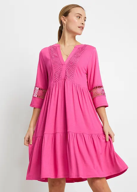 Tunika-Kleid mit Spitze, bonprix