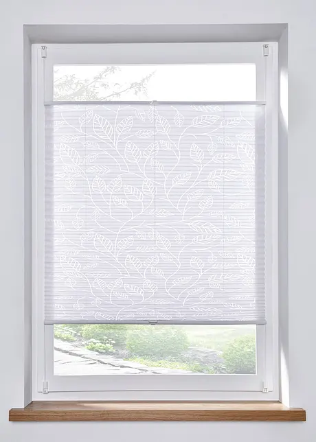 Ausbrenner Plissee mit Blättern, bpc living bonprix collection