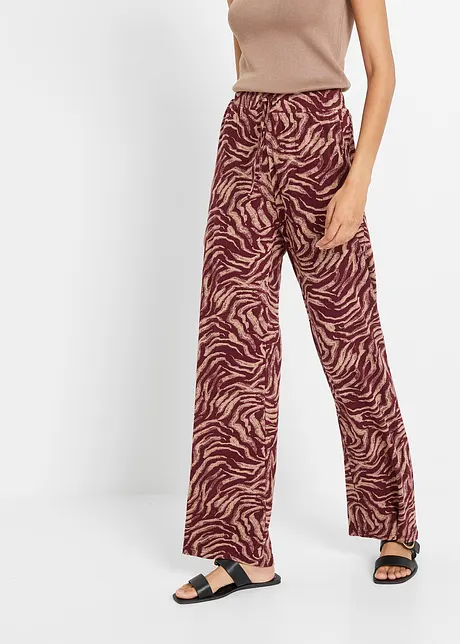 Weite Jerseyhose aus Viskose, bonprix