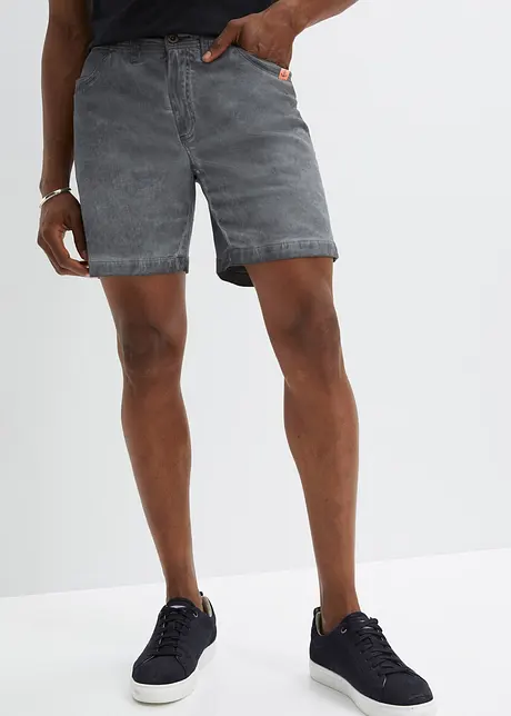 Stretch-Shorts in gewaschener Optik, Regular Fit, bpc bonprix collection