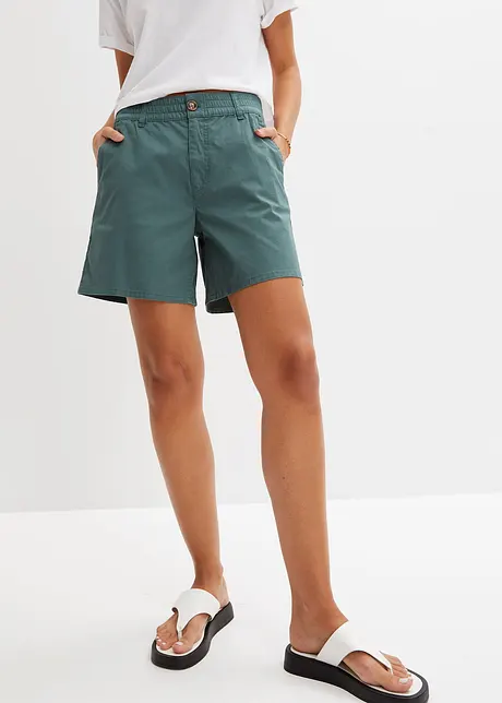 High Waist Shorts aus Twill, bonprix