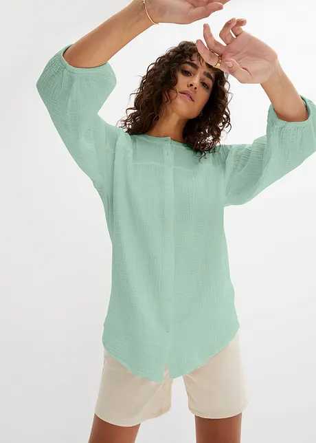 Tunique-blouse en mousseline, bonprix