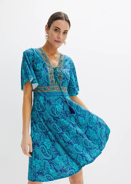 Robe courte imprimée, bonprix