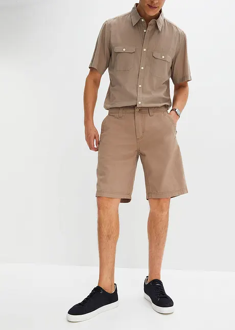 Chino-Bermuda aus reiner Baumwolle, Regular Fit, bonprix