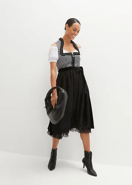 Dirndl avec jupe en velours (ens. 2 pces.), bonprix