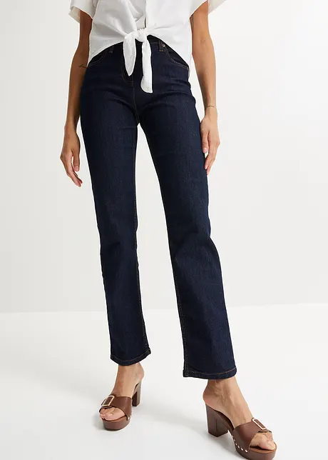 Straight Jeans High Waist, Stretch, bonprix