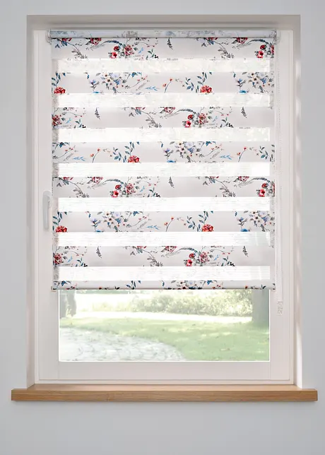 Doppelrollo mit Rosendruck, bpc living bonprix collection