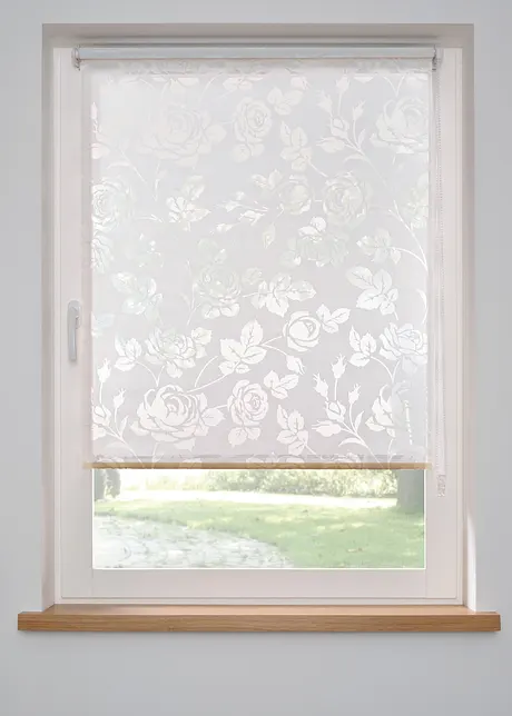 Ausbrenner Rollo mit Blumen-Motiv, bpc living bonprix collection