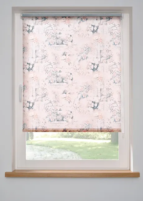Sichtschutzrollo mit Blumendruck, bpc living bonprix collection
