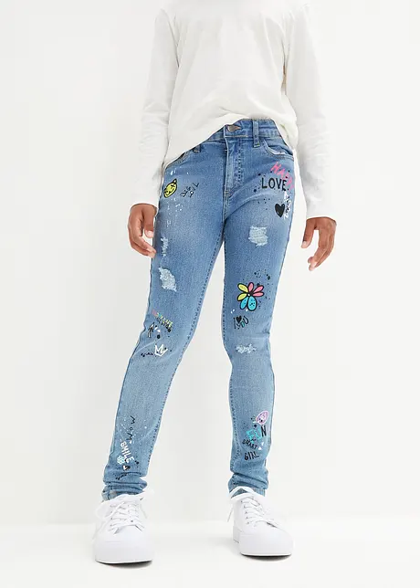 Skinny-Jeans Mid Waist, bonprix