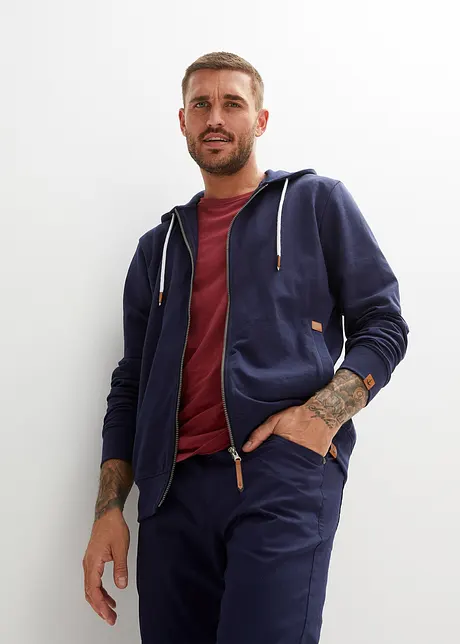 Gilet en molleton à capuche, bonprix