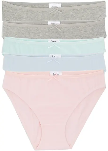 Mädchen Slip (5er Pack), bonprix