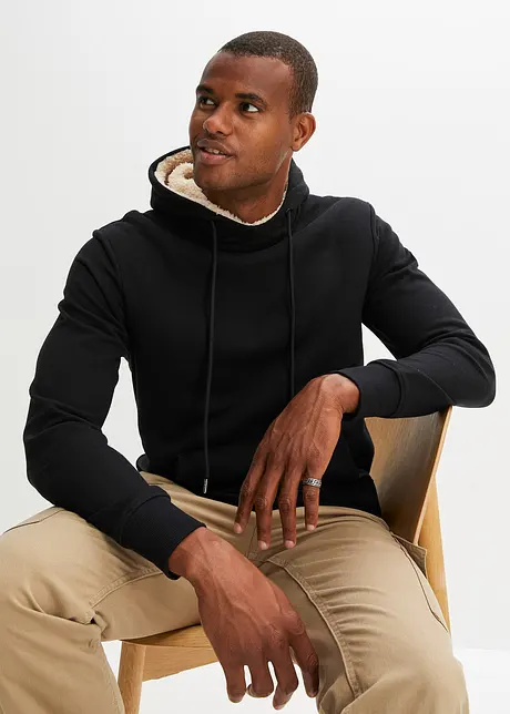 Thermo-Kapuzensweatshirt mit Teddyfutter, bonprix