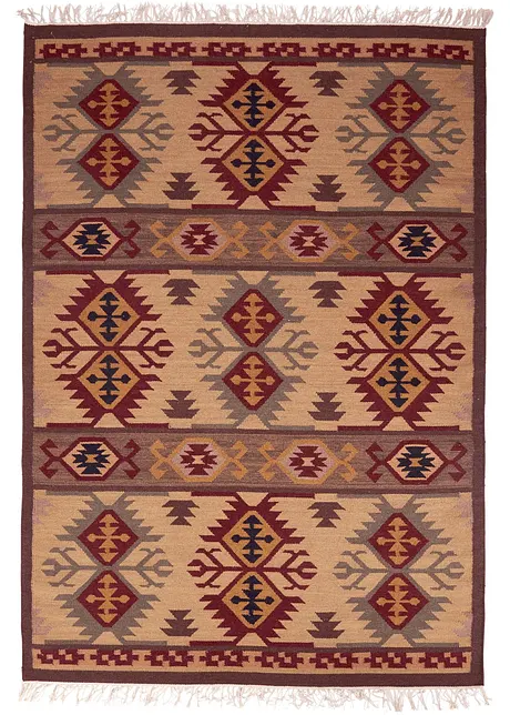 Kelim-Teppich in warmen Farben, bpc living bonprix collection