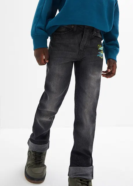 Jungen Jeans mit Graffiti Print, Slim Fit, John Baner JEANSWEAR