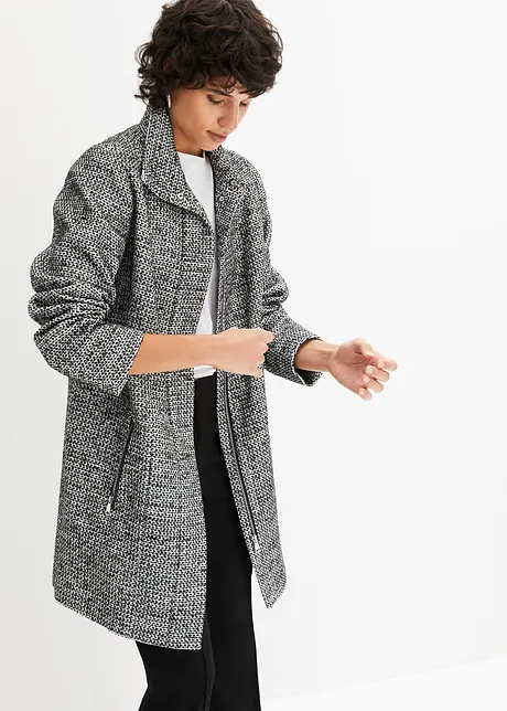 Manteau de mi-saison décontracté imitation laine, bonprix