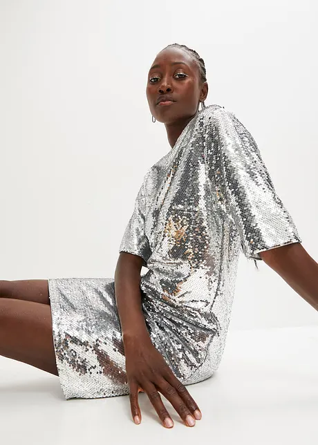 Robe à sequins, bonprix