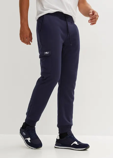 Pantalon de jogging thermo avec poches cargo et doublure peluche, bonprix