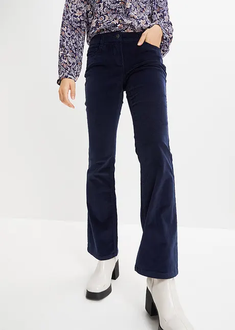 Stretch-Cordhose, Bootcut, bonprix