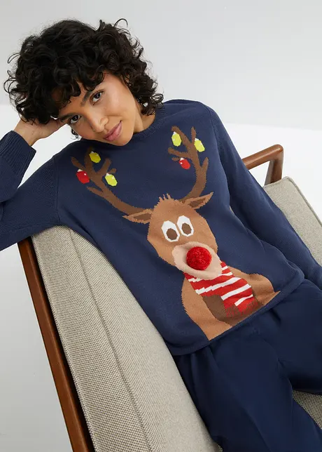 Weihnachtspullover "Rentier", bonprix