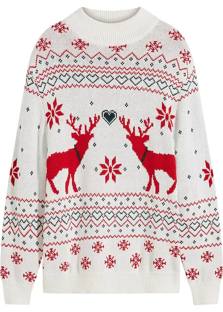 Norweger-Pullover mit Turtleneck, bonprix