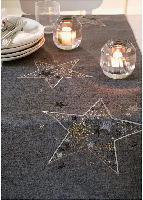 Tischläufer mit Sterne Motiven, bonprix