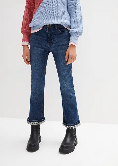 Mädchen Stretch-Thermojeans, BOOTCUT, bonprix