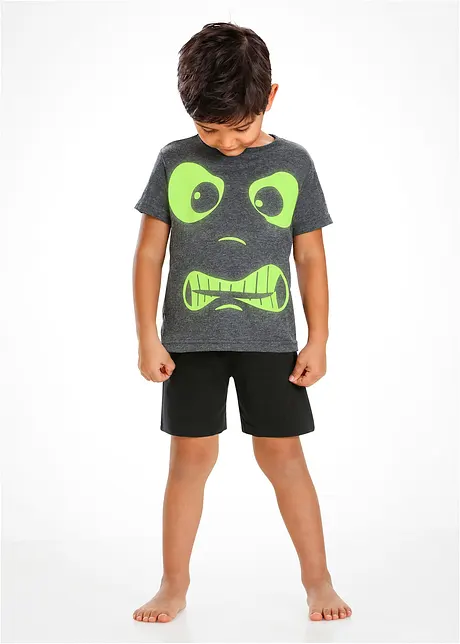 Shorty (2-tlg. Set) "GLOW IN THE DARK", bonprix
