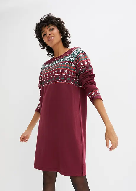 Robe sweat norvégienne, bpc bonprix collection