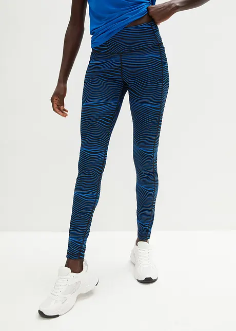 Legging de sport imprimé avec poche pour portable, séchage rapide, bonprix