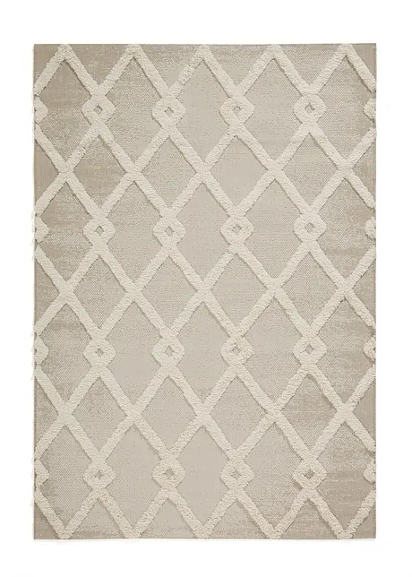 Hochflor Teppich mit plastischer Musterung, bpc living bonprix collection