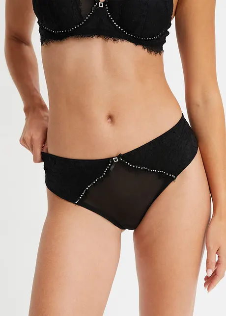 Slip hipster avec strass, BODYFLIRT