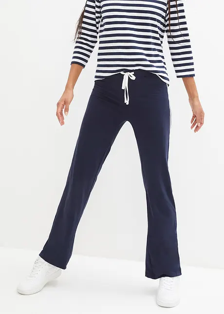 Pantalon droit en jersey extensible, bonprix