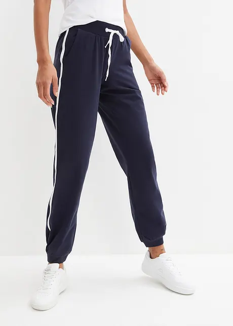 Pantalon de jogging en coton, longueur chevilles, bonprix