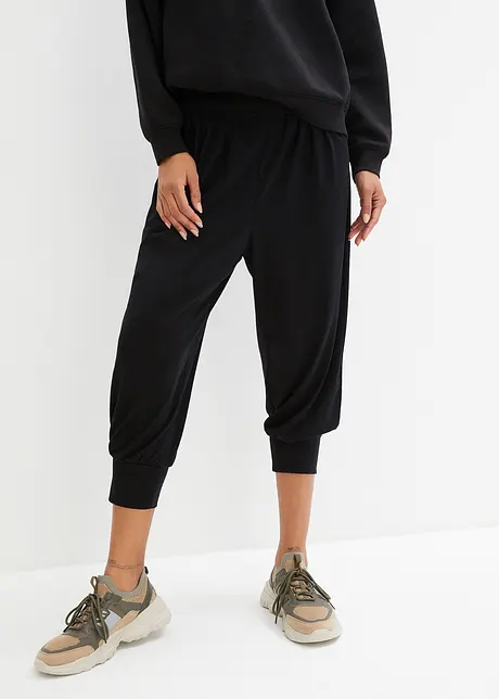 Loungewear Haremshose in Caprilänge, bonprix