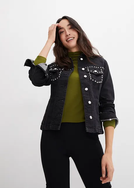 Jeansjacke mit Nieten, bpc selection