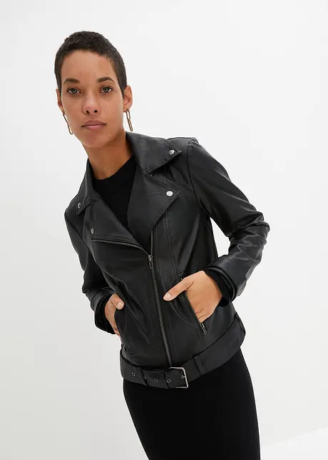 Oversize Moto Biker-Jacke, bonprix