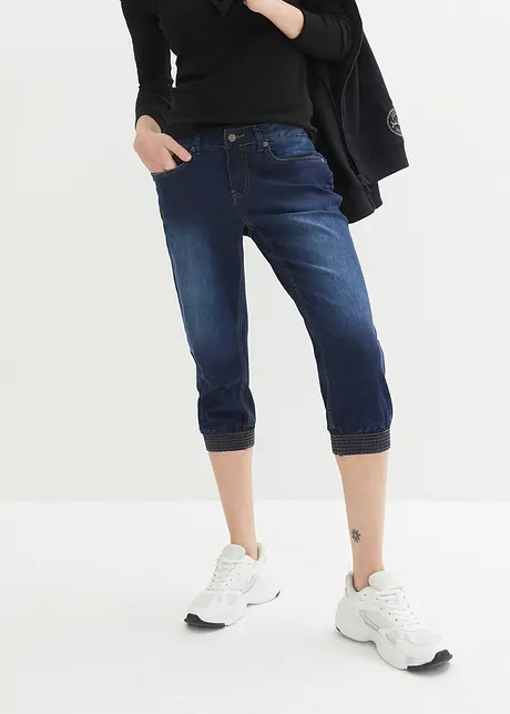 Stretch-Capri-Jeans, bonprix